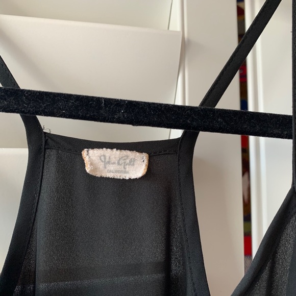 Brandy Melville black silk romper - Picture 5 of 5